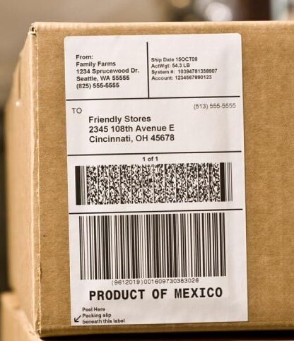 decal dán thùng carton