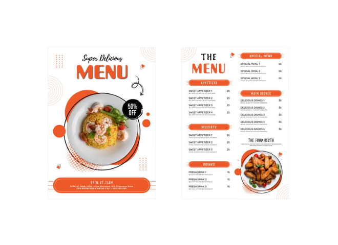 in menu giá rẻ tại khang anh, in menu chất lượng tại tam kỳ, quảng nam