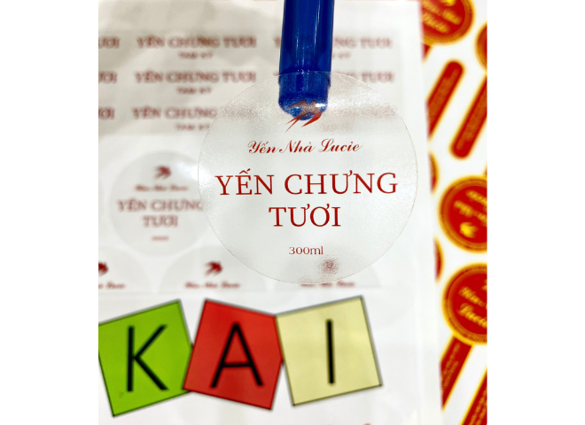 in decal nhựa tròn suốt giá rẻ, in decal pvc tại tam kỳ