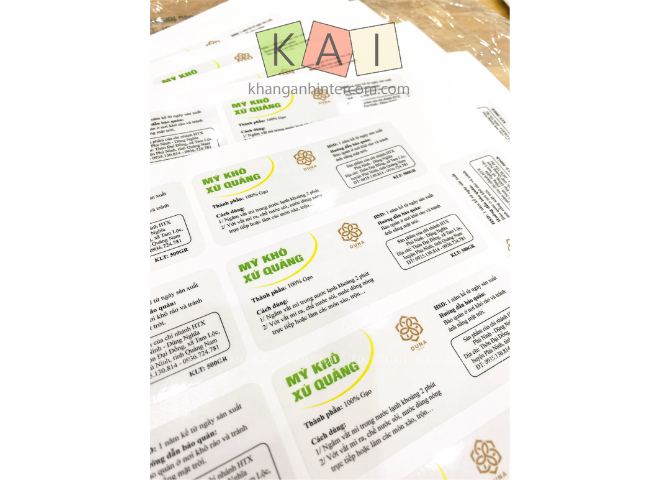 in decal nhựa tròn suốt giá rẻ, in decal pvc tại tam kỳ